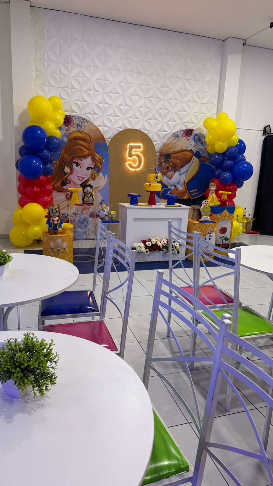 Decoração de festa infantil no NaFolia